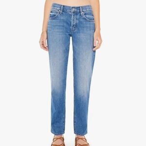 MOTHER SUPERIOR “The Slider Hover Heart Throb” Slouchy Straight Leg Jeans - 25